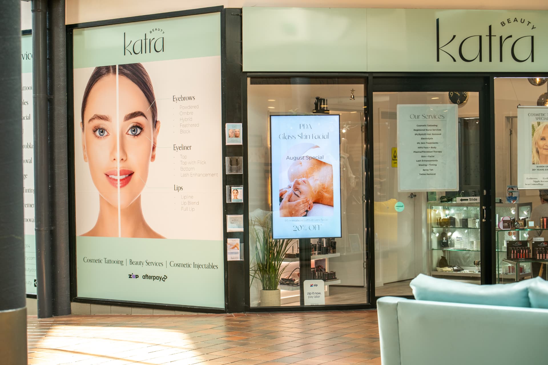 Portrait Window Display